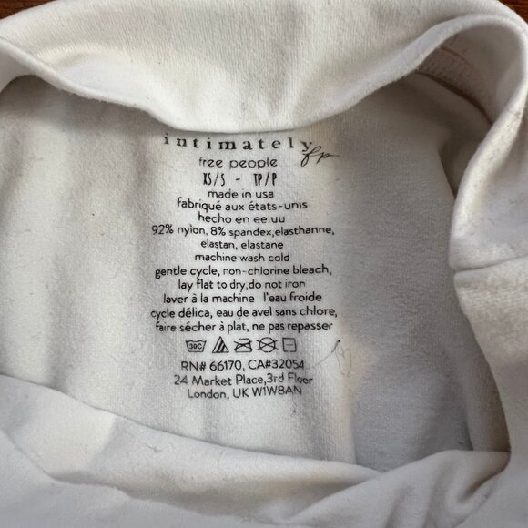 Free People Rocky Seamless Turtleneck Color Ice White Size XS/S - Picture 4 of 6